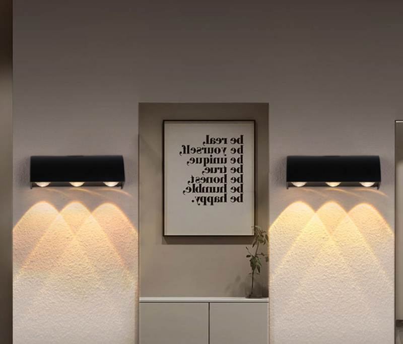 3W 6W Led applique da parete impermeabile IP65 Indoor Outdoor Led Bacchetta lampada da parete Applique per esterni Montaggio a parete Led Applique da bagno