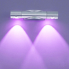 Applique da parete moderna da 6W Rotazione di 360 gradi Apparecchi da parete a LED per lettura lampada da parete / illuminazione a specchio ad alta luminosità