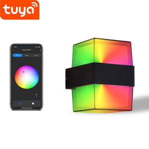 Tuya Smart WiFi Lampada da parete a LED 10W RGBW Outdoor Indoor APP Applique impermeabile Lampada da giardino dimmerabile Lavora con Alexa Google Alice