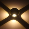 12W Big Size Arrival Ball Lights Outdoor Down Light Luci multicolori Lampade da parete esterne Apparecchio LED Wandlamp Lampade da parete a LED