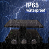 GISUN Nuovo prodotto Intelligent Light-Control Automatic Charging 6W RGB Solar Wall Lamp Led Waterproof Light for Garden