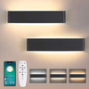16W 24W 2.4G Lampada da parete lunga con controller Lampada a led su e giù Applique da parete per interni Applique da parete a LED Applique da parete a tre temperature di colore