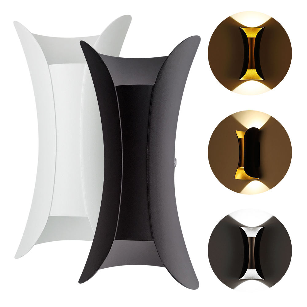 6W 10w Design di piccole dimensioni Decorazione per le vacanze Lampada da parete per interni impermeabile per esterni di lusso Lampada da parete a LED IP65