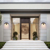 Lampada da giardino per esterni 18W Lampada da parete impermeabile per esterni IP65 Illuminazione a LED Lampada da parete in alluminio Luce di corridoio di vendita calda