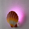 5W NUOVA lampada impermeabile LED applique moderna applique da parete a led per esterni luce interna loft lampada a conchiglia da giardino colore chiaro RGB
