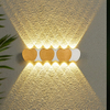 Nuovo Corridoio Scale Illuminazione Lampada da parete a LED Esterna impermeabile IP65 Su e giù Applique da parete Luce acrilica Luci da giardino 220V