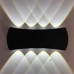 8W Moderno Minimalista Outdoor Indoor Hotel Corridoio Corridoio Porta Cortile Scala Portico LED Lampada da parete Luna impermeabile