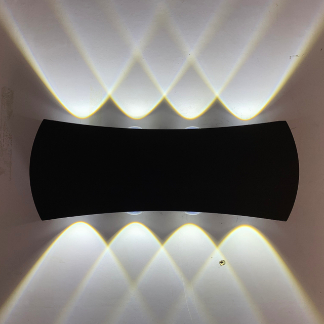 8W Moderno Minimalista Outdoor Indoor Hotel Corridoio Corridoio Porta Cortile Scala Portico LED Lampada da parete Luna impermeabile