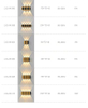 Lampada da parete Fashion Rectangle Gold Black Light Up And Down Corpo luminoso Lampada Stile di illuminazione Ufficio moderno Rohs Epistar Flusso di ingresso