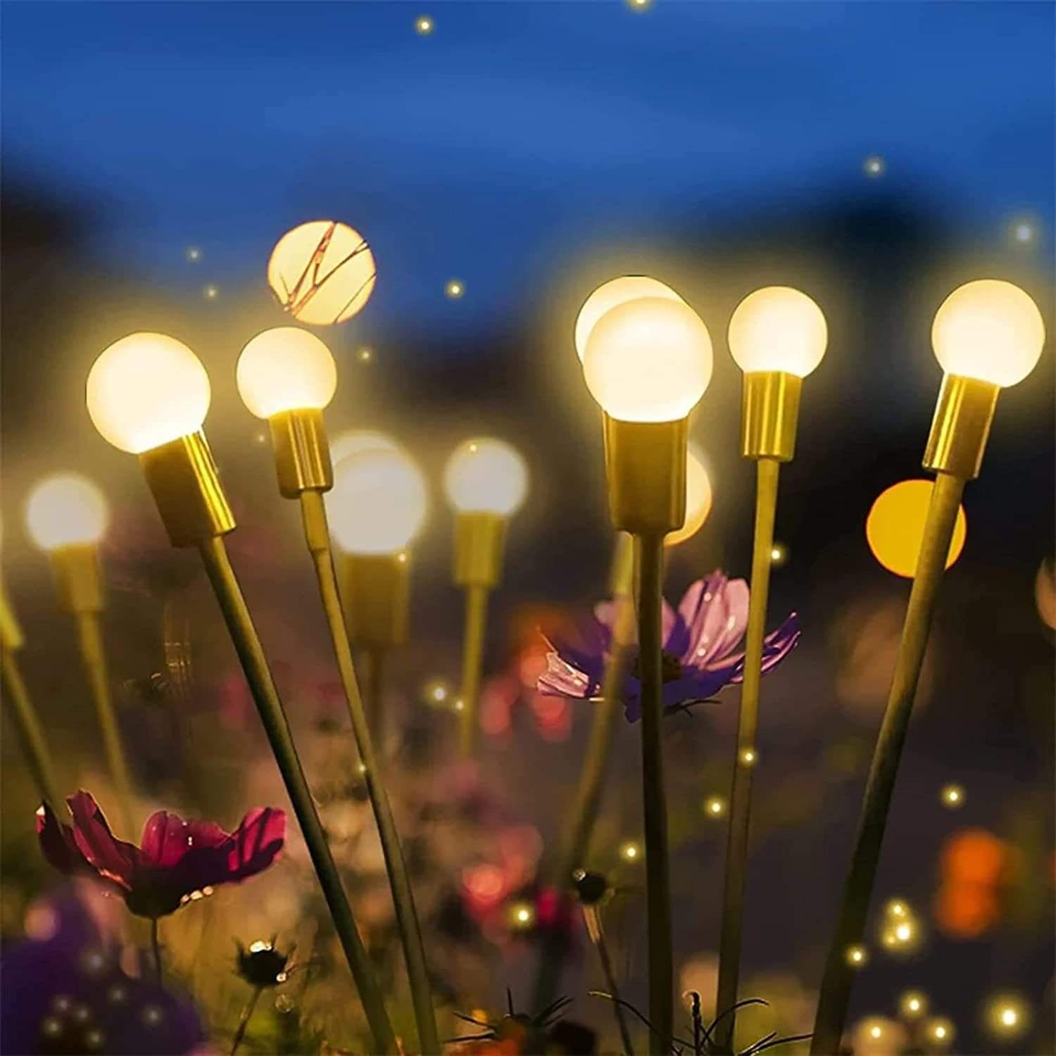 lampada solare per esterni applique da parete solari per esterni applique da parete solari vacanze di Natale all'aperto parco resort tessuto decorativo luce decorativa da giardino a led