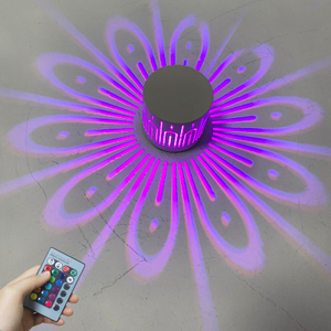 Applique da parete a LED a forma di fiore rotondo nordico Lampada da parete per illuminazione interna per camera da letto Comodino Corridoio Decorazioni per la casa