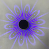 Applique da parete a LED a forma di fiore rotondo nordico Lampada da parete per illuminazione interna per camera da letto Comodino Corridoio Decorazioni per la casa