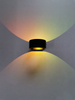Lampada da parete Circle 5W RGB con controller per la decorazione di interni illumina le luci Lampada da parete a LED bianca/nera su e giù per la luce