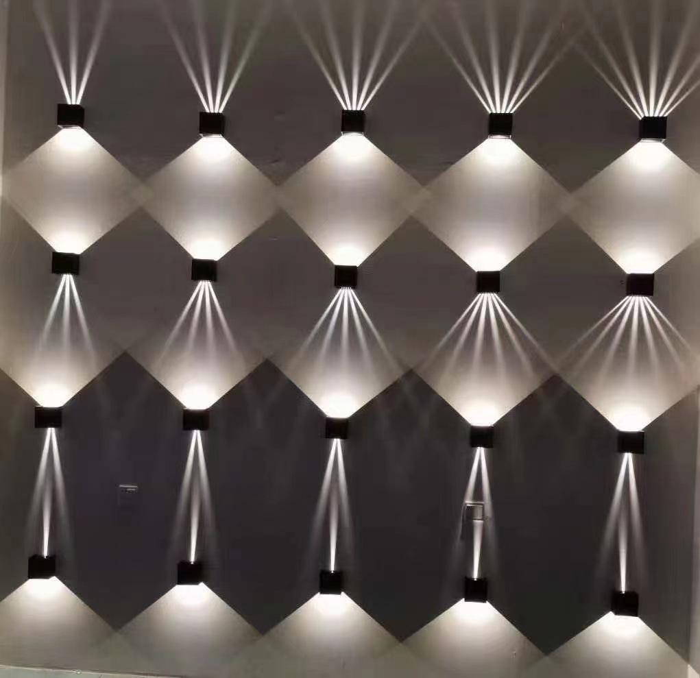 Lampade da parete a LED IP65 Impermeabile per esterni / interni Illuminazione per scale A85-265V Up Down Light per giardino Soggiorno Parete Home Room Decor