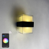Tuya Graffiti Intelligent App Control RGBW Cambia colore Illuminazione per esterni Impermeabile IP65 Giardino Smart Wifi Lampada da parete a LED