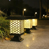 Tipo di casa Luce solare a LED impermeabile per esterni Lampada da prato solare Mini luce solare da giardino alimentata in stile cottage Spike Spot Piccola casa