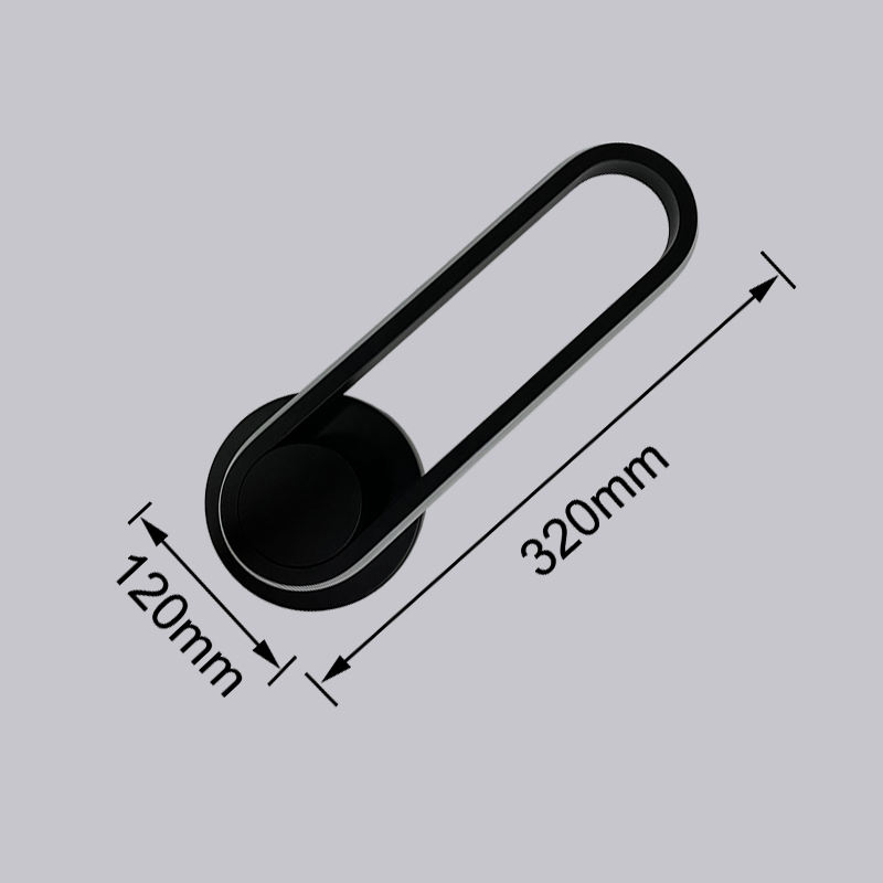 Lampada da parete per camera da letto da 12W Comodino per interni Soggiorno Lampada da parete a LED Apparecchio per scale Lampada decorativa