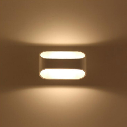 2023 New White Alluminio 5W RGB Lampada da parete su e giù per interni Wandlamp Colore fai da te con controller Lampada da parete per interni Lampada da parete RGB