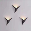 Segnapasso da incasso in alluminio Applique da parete per scale a led 3w Lampada da interno corpo bianco luminoso nero Luci da camera a led