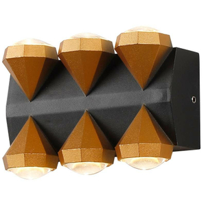 Lampada da parete a LED 6W 10W Alluminio IP65 Luci da parete per esterni impermeabili Portico da giardino Modern Indoor Nordic Sconce Lamp Decor Lighting