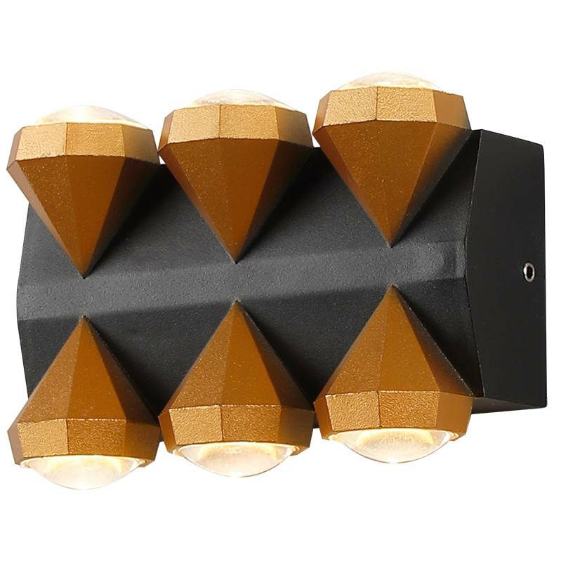 Lampada da parete a LED 6W 10W Alluminio IP65 Luci da parete per esterni impermeabili Portico da giardino Modern Indoor Nordic Sconce Lamp Decor Lighting