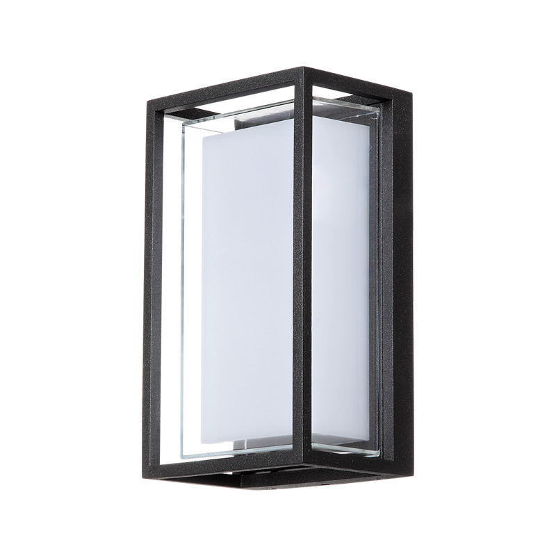 Lampada da parete a LED minimalista moderna in acrilico IP65 impermeabile 9W Lampada da parete a LED per esterni per interni per illuminazione stradale da giardino Astratto