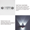 3W9W Moderna lampada da parete a LED a parete per interni a triangolo in alluminio per lampada da parete per la decorazione domestica