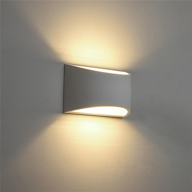 Nuova lampada da parete a LED per interni da 10 W su e giù in alluminio Decorare applique da parete Applique da parete a LED per camera da letto Illuminazione impermeabile