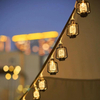 1M 10LED LED String Lights Fairy Ball Lights LED Outdoor Camping Chain Festival Holiday Outdoor Decor Lampada a batteria Natale