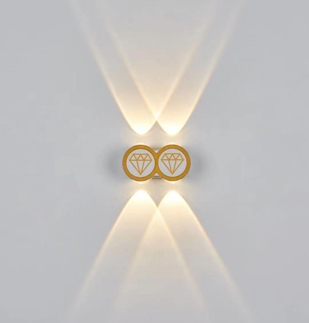 Lampada da parete a LED IP65 Lampada da parete per interni da giardino impermeabile per esterni per corridoio della camera da letto della decorazione domestica