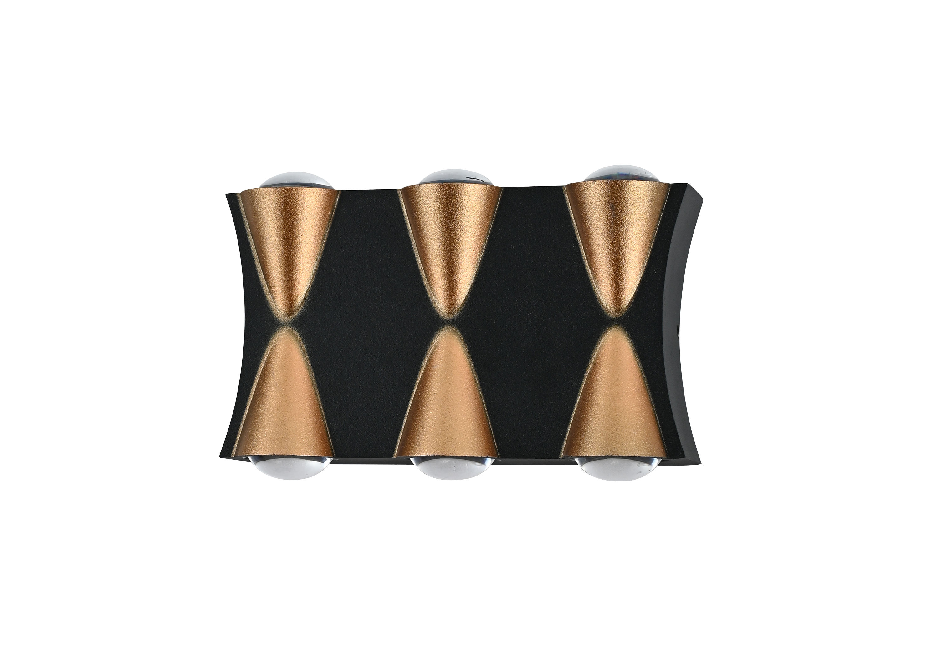 Lampada da parete a LED da 6W Lampada da esterno impermeabile IP65 Lampada da parete per interni bianca nera dorata Lampada da parete su e giù Lampada a LED moderna