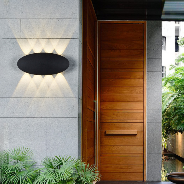IP65 Impermeabile Outdoor Up And Down Led Wall Light con prezzo di fabbrica di alta qualità