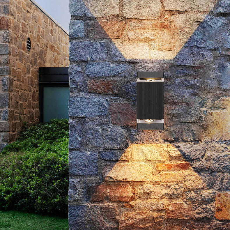 Applique da parete a LED per esterni Lampade da parete per interni moderne in stile nordico impermeabile Soggiorno Portico Lampada da giardino 9W 18W 110V 220V 230V