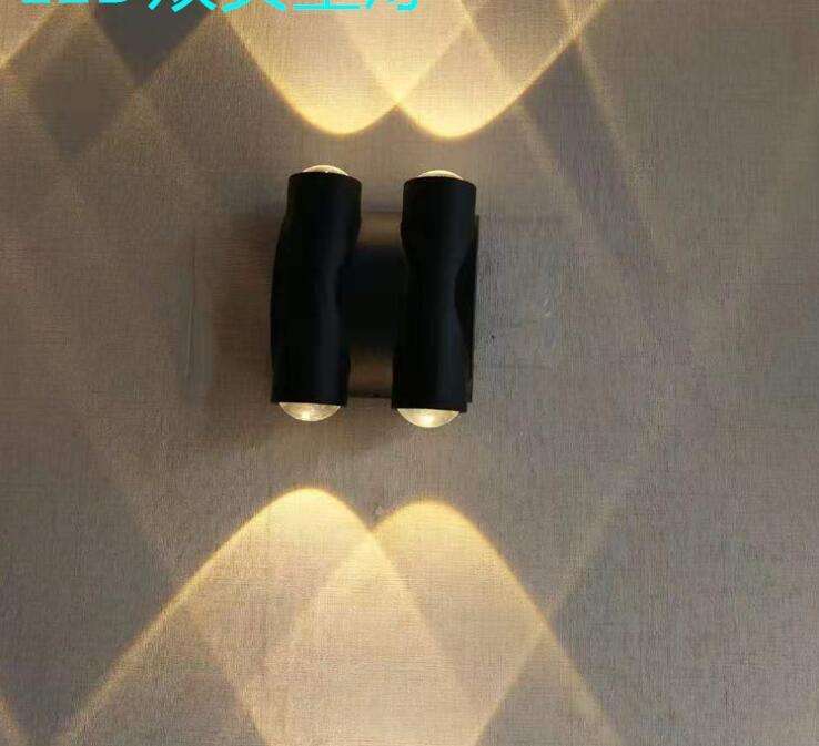 220v 110v Lampada da parete per esterni Giardino su e giù Applique da parete Impermeabile IP65 Decorazione domestica Illuminazione Portico Lampada per casa