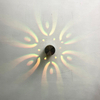 Nuova lampada a led RGB con controller bella luce notturna a prezzo economico di alta qualità Foro a spirale Lampada da parete a LED RGB