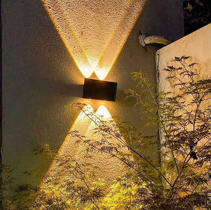 Luci da terra a led solari Luci da ponte per scale da giardino Lampada da incasso a terra impermeabile Lampada da parete solare impermeabile per esterni