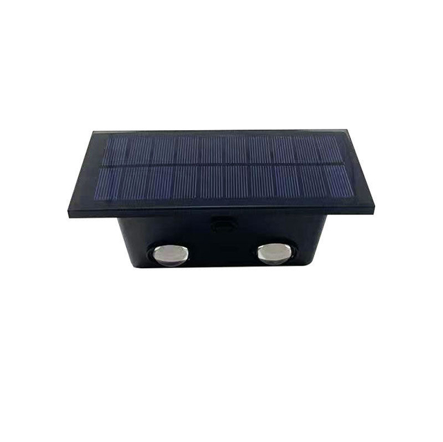 Luci da terra a led solari Luci da ponte per scale da giardino Lampada da incasso a terra impermeabile Lampada da parete solare impermeabile per esterni