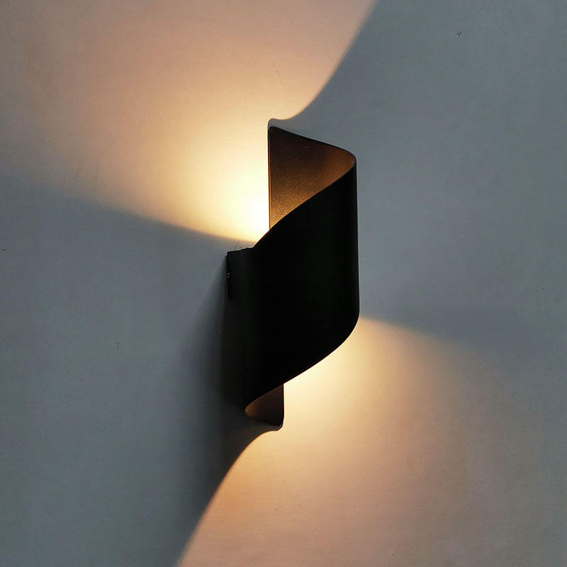 12WModerna lampada da parete a LED per interni Scale Up Down Light Fixture Comodino Loft Soggiorno Lampade per la casa