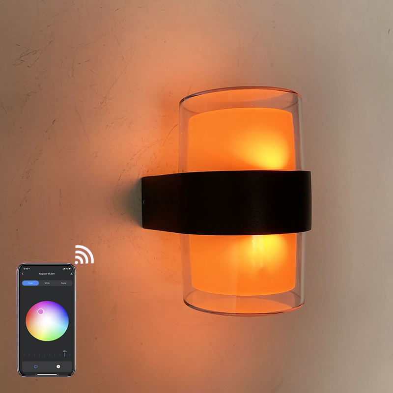 Tuya Smart Lampada da parete Night Light Sunset Projector Smart Light Controllo APP Luci a led Decorazione della stanza Applique da esterno