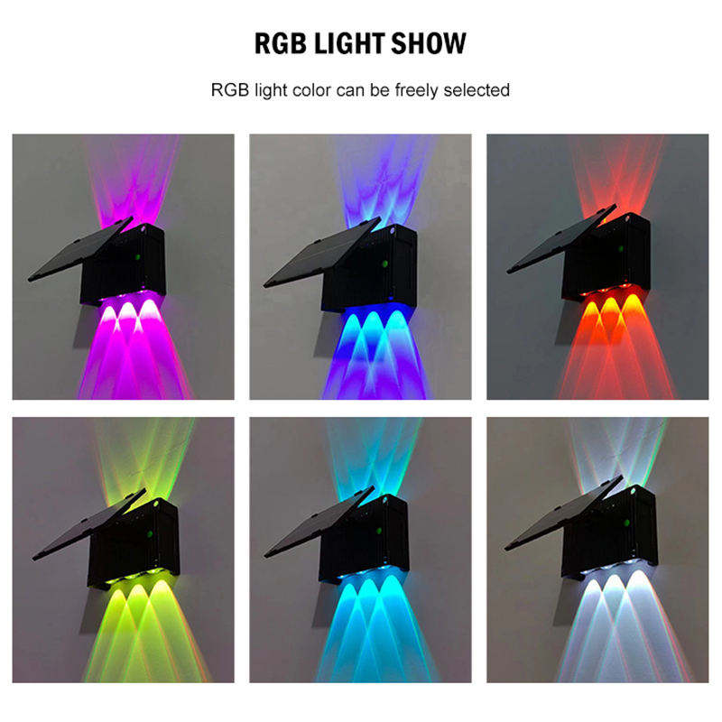 Luce solare fissata al muro impermeabile ad energia solare all'aperto del LED del recinto ad alta luminosità per la luce solare dell'applique da parete di sicurezza del giardino