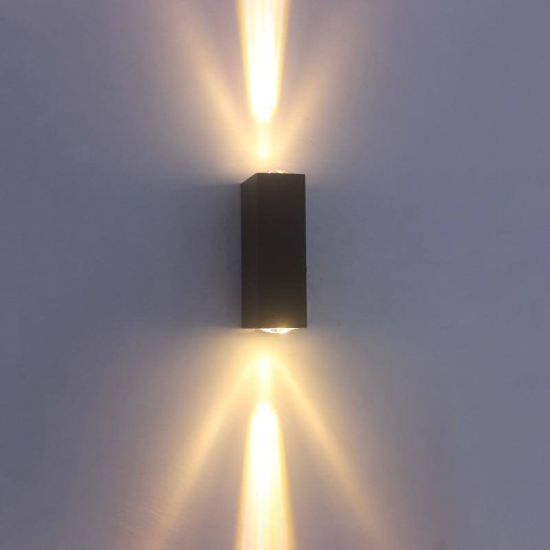 Vendita calda con prezzi di fabbrica Lampada da parete in alluminio IP65 Lampada da parete a parete impermeabile Lampada da parete a LED ad alta luminosità