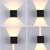 Cubo regolabile IP65 High Lumen 12W Up And Down Led Lampada da parete per esterni a LED