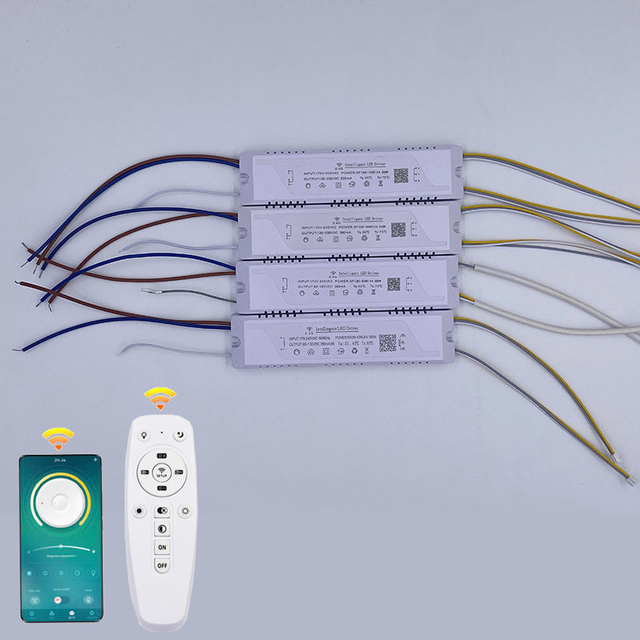 Trasformatori di illuminazione a LED a 8 vie 480 W 576 W Alimentatore driver 2.4G Driver led dimmerabile Driver adattatore led sicuro di alta qualità