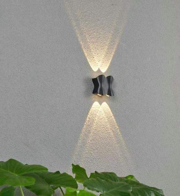 Nuovo design moderno Lampada da parete a led Impermeabile Lampada da giardino per esterni Lampada da parete per soggiorno Camera da letto Lampada da parete