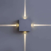 Lampada da parete a stella a croce a led quadrata di alta qualità da 4 W con luce da trucco per interni con prezzo di fabbrica