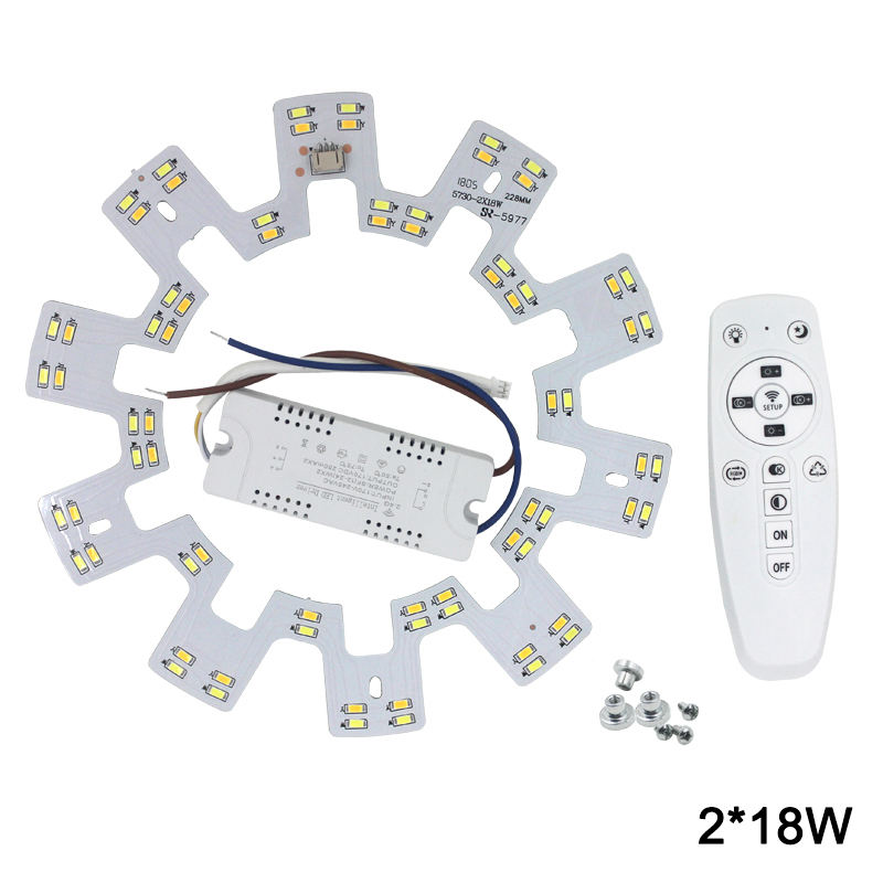 5730 SMD LED illuminazione a soffitto 2.4G WIFI telecomando per il controllo della connessione del telefono cellulare per la plafoniera della cucina del soggiorno