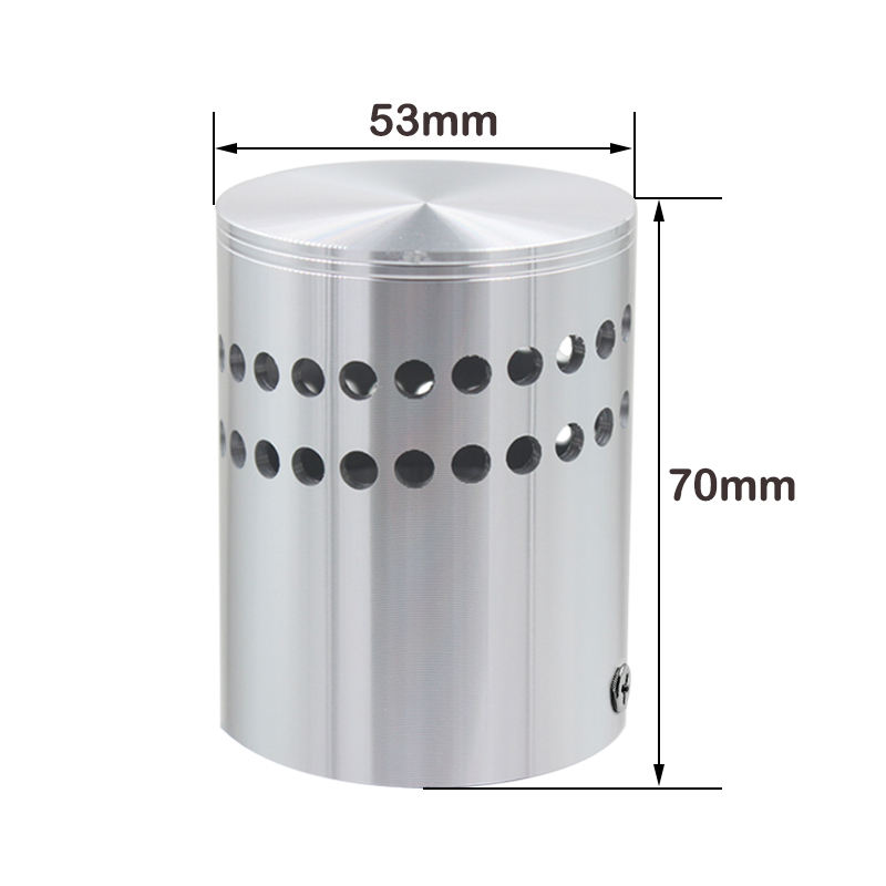 Hagood applique da parete a LED con foro a spirale RGB con telecomando per interni per feste bar hall KTV decorazioni per la casa