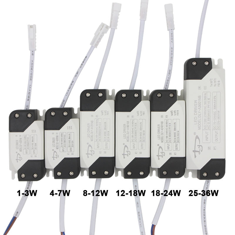 Driver led 25-36W 18-24W 12-18W Miglior prezzo alta qualità