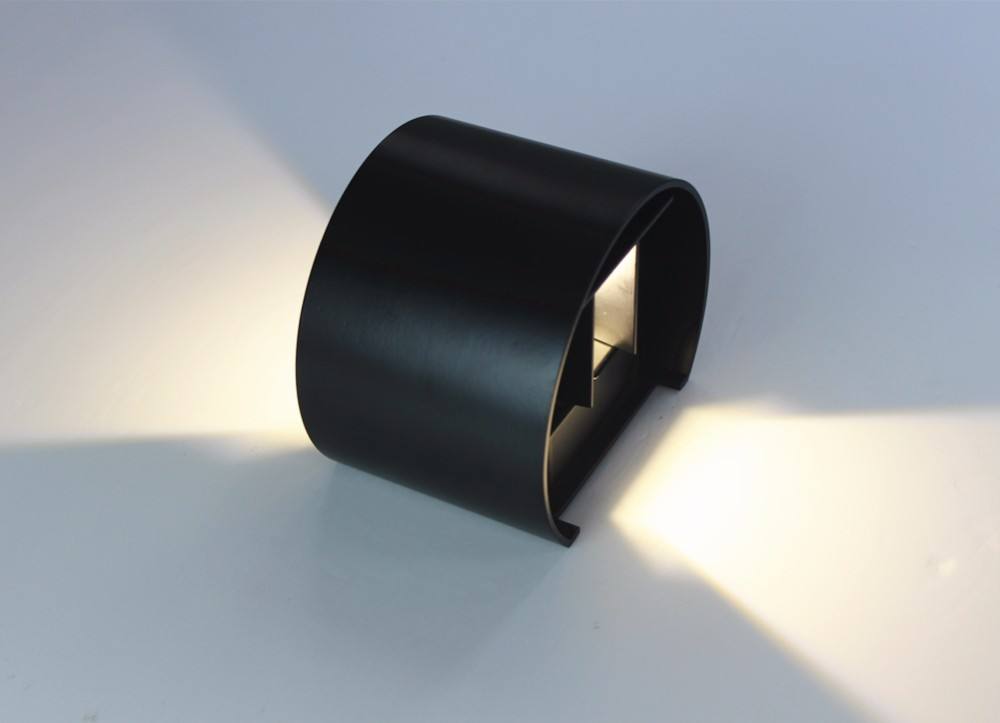 Lampada da parete a led impermeabile da 6W con design a semicerchio impermeabile per esterni con prezzo diretto di fabbrica applique applique lampada applique