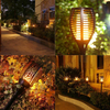 Luci solari a led per esterni tremolanti torcia a fiamma danzante illuminazione solare lampada impermeabile per la decorazione del giardino paesaggio prato percorso